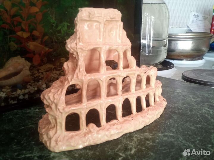 Декорация для аквариума замок