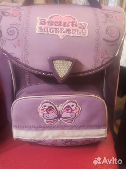 Рюкзак школьный для девочки. Ранец hummingbird