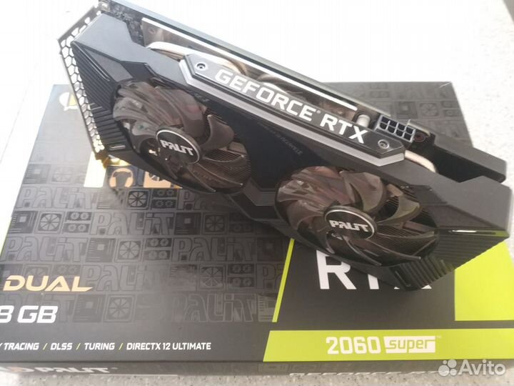 Видеокарта rtx Palit 2060 super 8gb