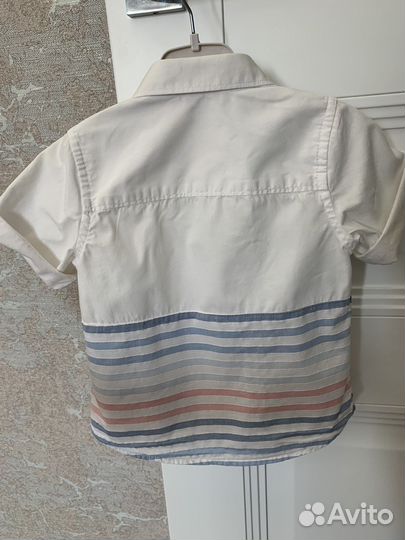 Рубашка mothercare 86 как новая и шорты