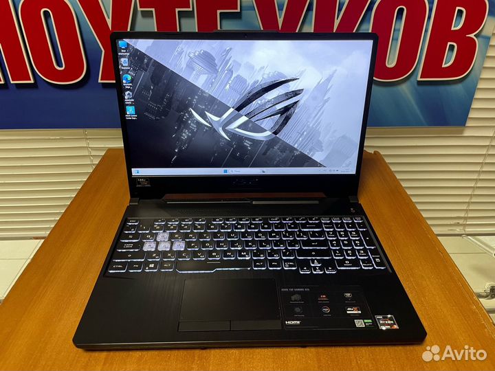 Игровой Asus TUF как новый / GTX 1650Ti / 144Hz