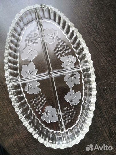 Хрустальная менажница