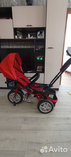 Велосипед коляска с ручкой