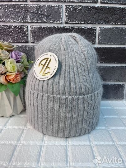 Шапка женская зимняя ангора