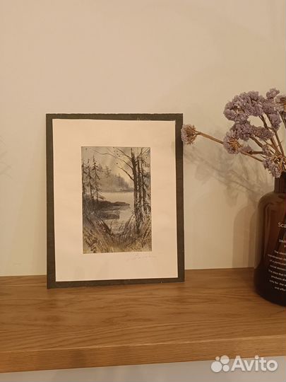 Картина акварель