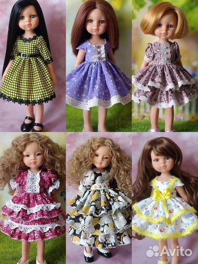 Платья на куклу Паола Рейна 32 см