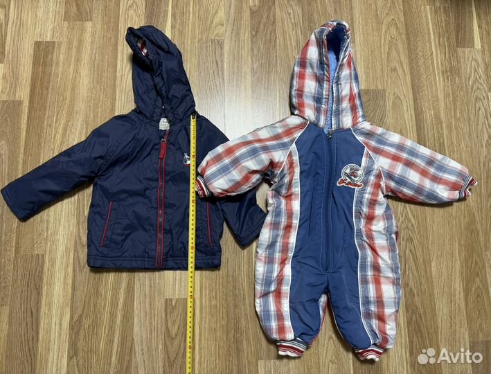 Пакет вещей комибезоны куртка для малыша 68 74