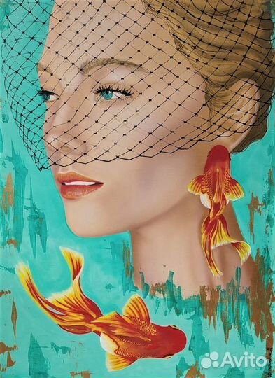 Картина интерьерная Поймай удачу