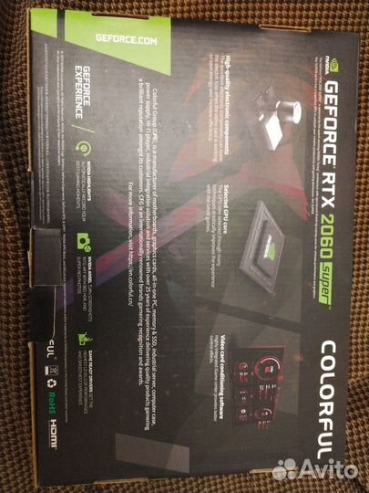 Видеокарта rtx 2060 super 8gb