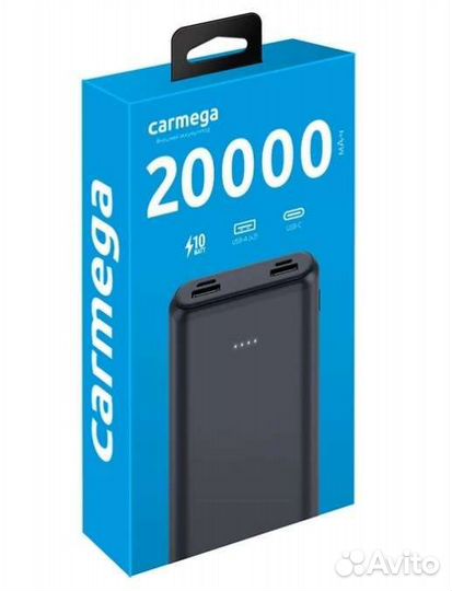 Внешний аккумулятор Carmega Charge 20 000 mA.ч