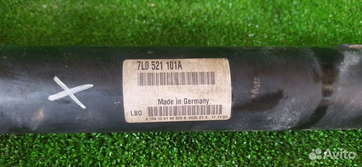 Кардан передний Volkswagen Touareg BKJ 2004