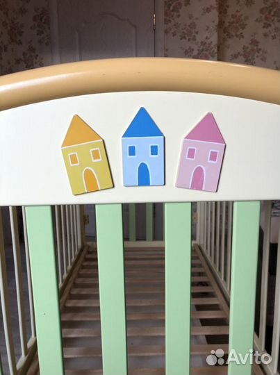 Детская кровать с ортопедическим матрасем Pali (It