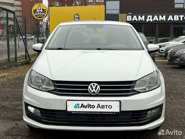 Volkswagen Polo 1.6 AT, 2019, 95 000 км