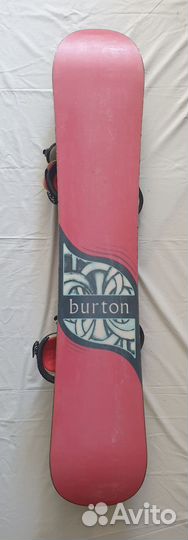 Сноуборд Burton 150 с креплениями Burton и чехол