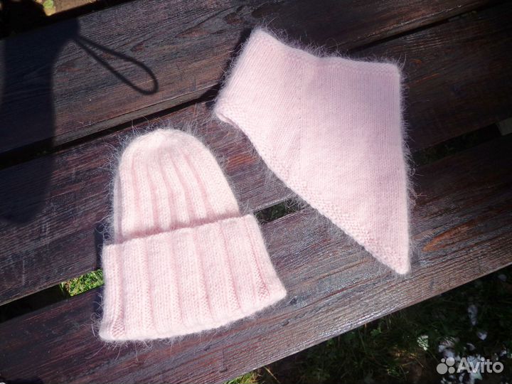 Комплект шапка и снуд