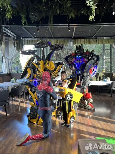 Роботы и шоу трансформеров, Халк, Железный человек