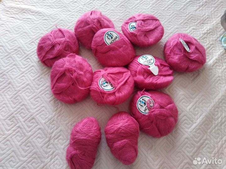 Пряжа для вязания мохер