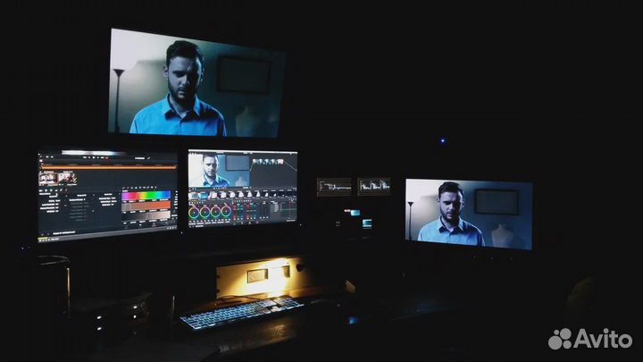 Монтаж видеороликов/цветокоррекция