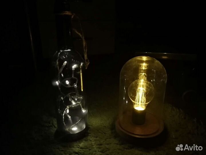 Лампа-бутылка