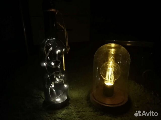 Лампа-бутылка