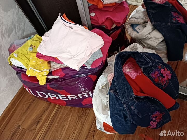 Детские вещи пакетом для девочек 104 110