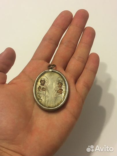 Дорожная Икона. Царизм. Серебро