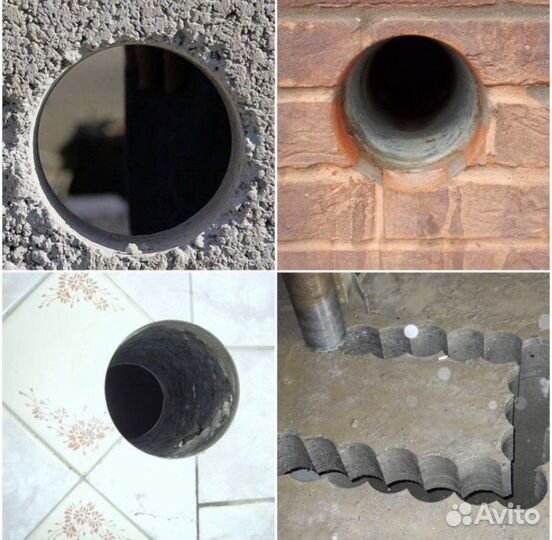 Алмазное сверление отверстий в бетоне и кирпиче