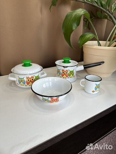 Набор эмалированной посуды