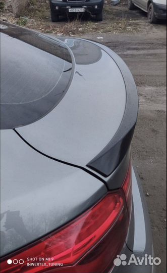 Спойлер задний на крышку bmw x6 f16