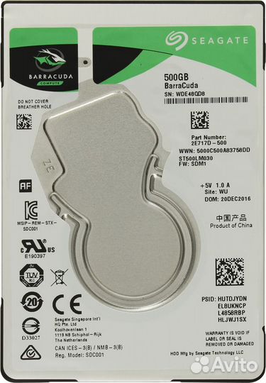 Жесткий диск Seagate Barracuda 500 гб