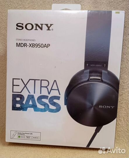 Проводные наушники Sony MDR-XB950AP