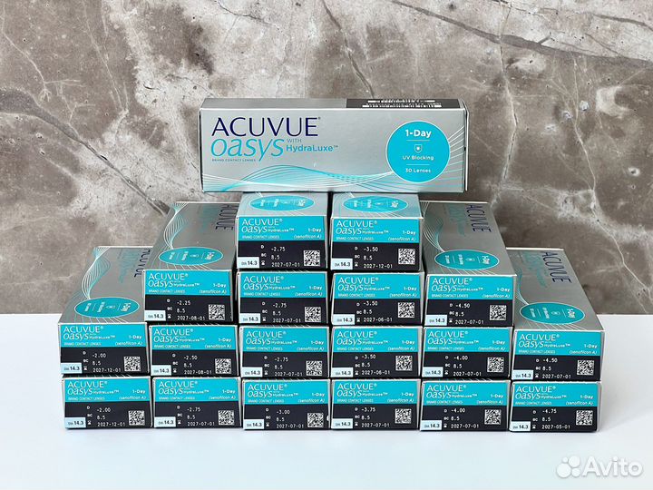 Линзы контактные acuvue Oasys 1-Day With Hydraluxe