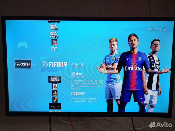 Sony PS3 slim 1 tb прошит hen+60 игр