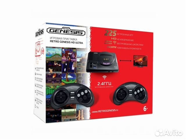 Sega Retro Genesis HD Ultra (225 игр, hdmi)