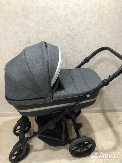 Коляска 2 в 1 adamex eco кожа