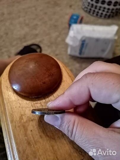 Серебряная монета один полтинник 1924 года