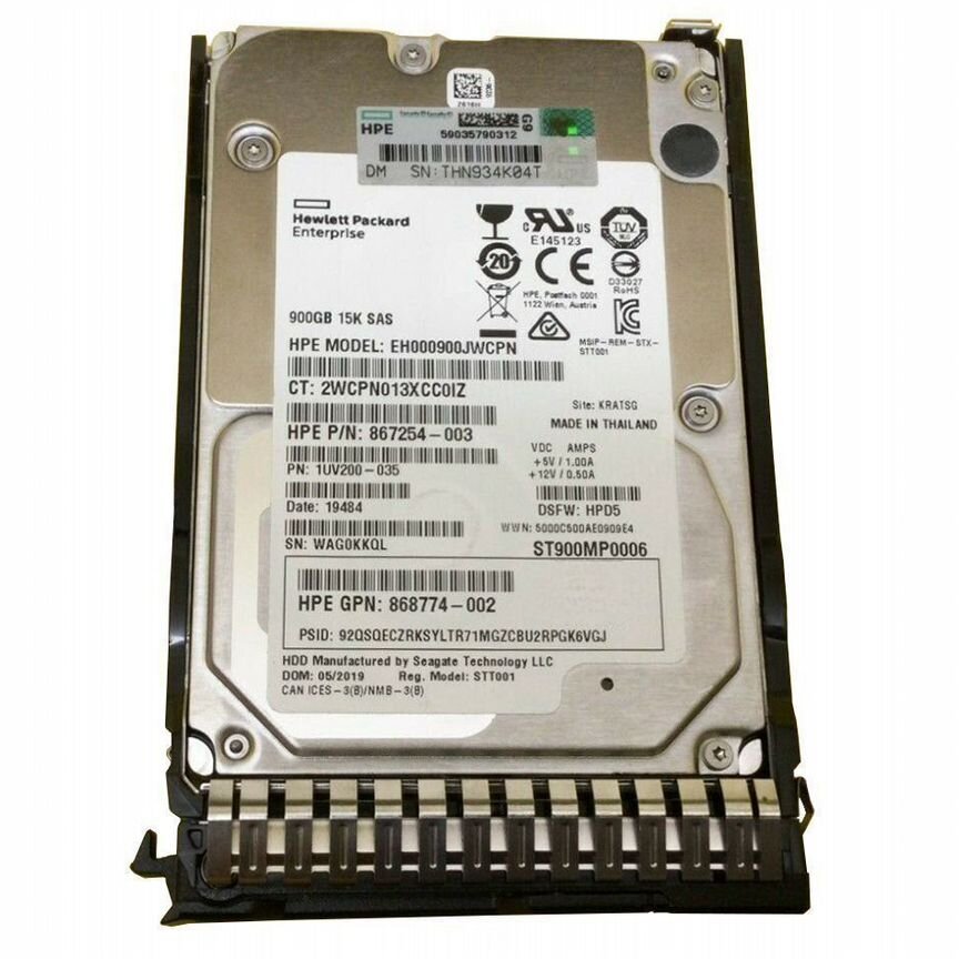 [870798-001] Жесткий Диск Hp 900gb Sas 2,5" Hdd 870798-001