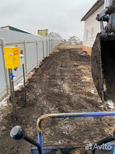 Услуги миниэксковатора