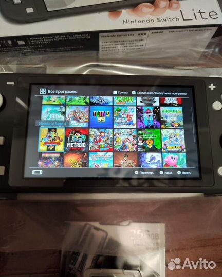 Nintendo switch lite 256gb Прошитая Чип