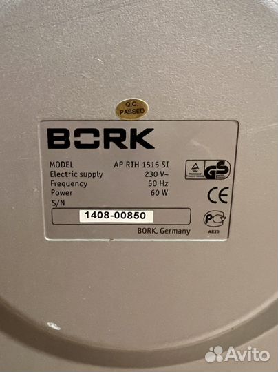 Bork Очиститель и ионизатор воздуха