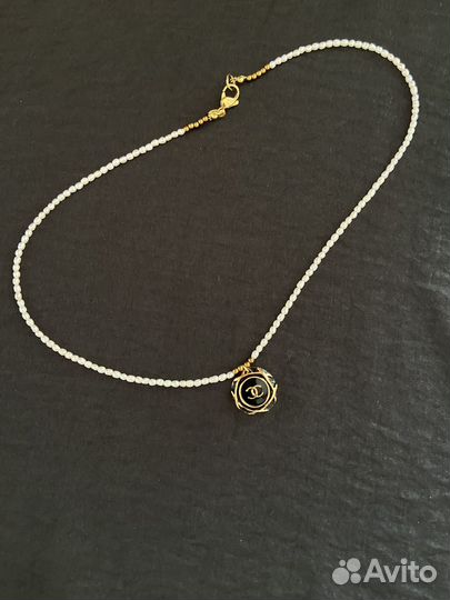 Колье Chanel с жемчугом оригинал ожерелье