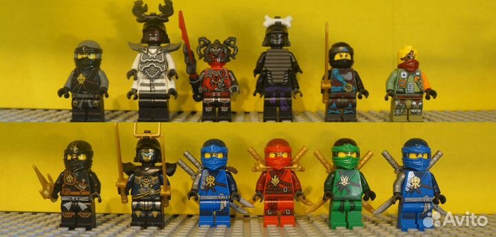 Lego ninjago минифигурки