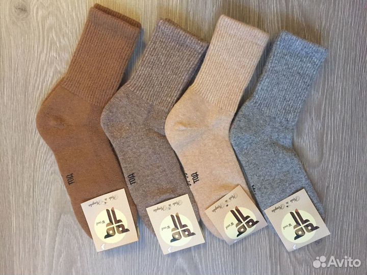 Носки из верблюжьей шерсти новые Монголия