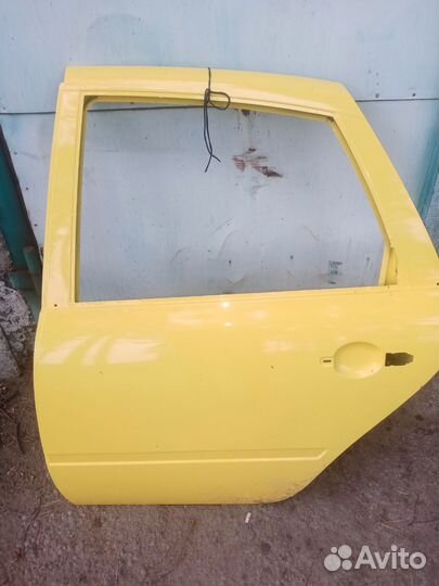 Дверь задняя левая лада калина