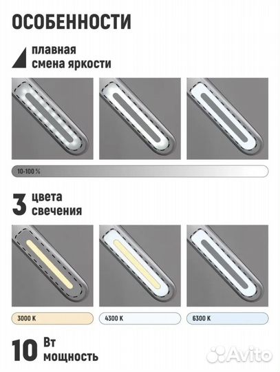 Лампа на струбцине