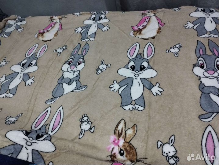 Плед зайчики