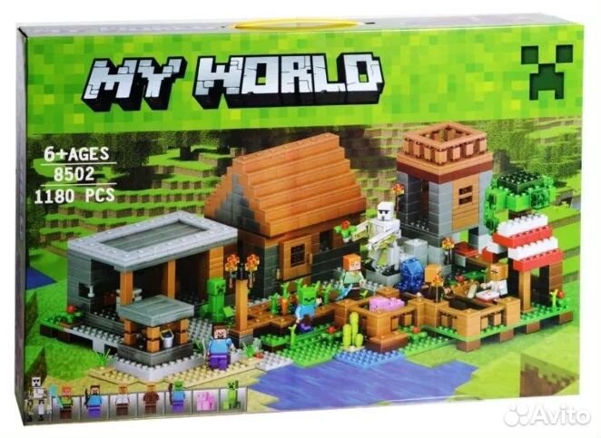 Конструктор MY borld 1180 дет. 8502