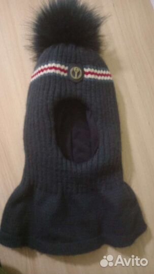 Шапка шлем зимний на 5-6 лет