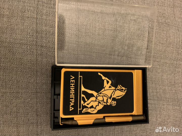 Блокнот времен СССР Ленинград металлический корпус