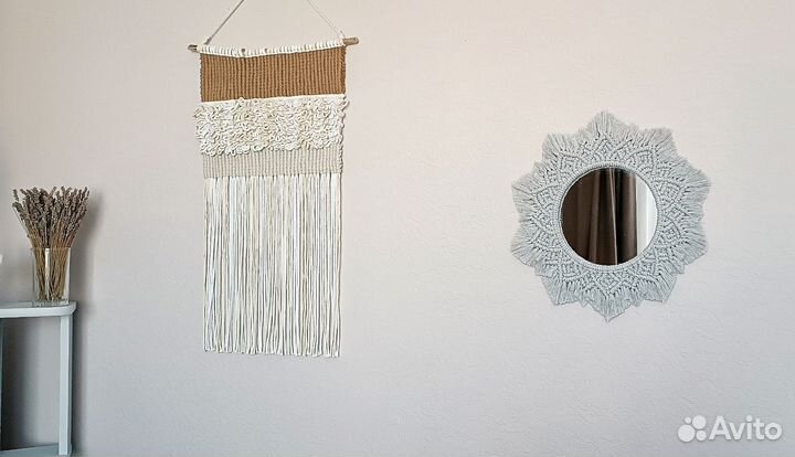 Зеркало макраме